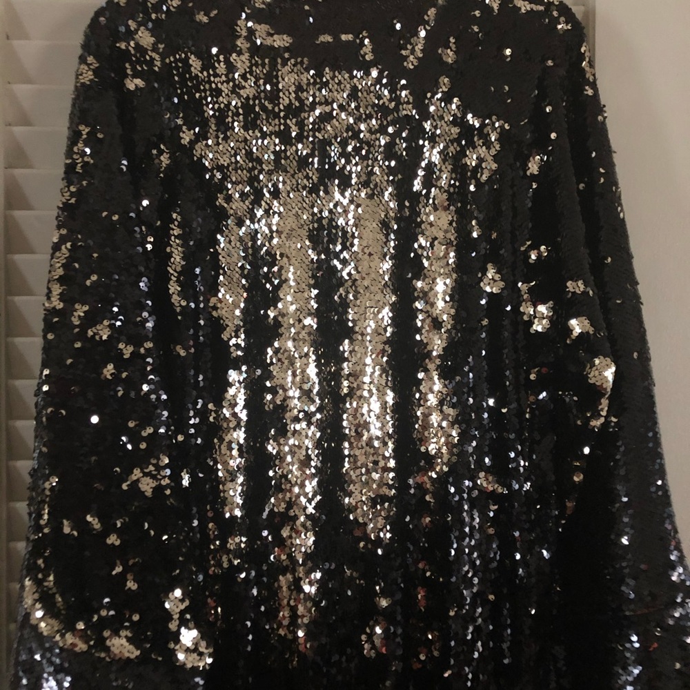 One size fits all sequined cardigans fully lined.